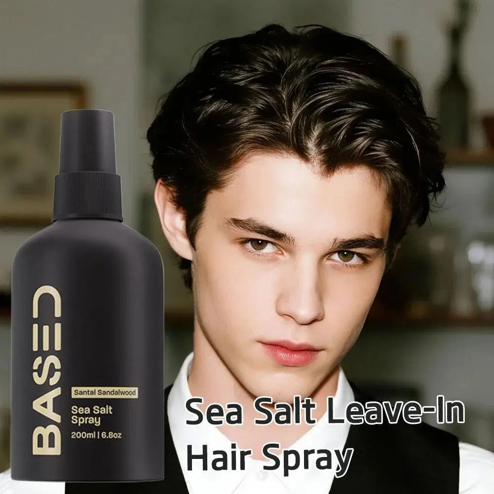 BASDE Hair Strengthening Serum Sea Salt Spray for Volumizing Hair Easy Fashion Natural Sea Salt Nourishing Hair Fixing Care